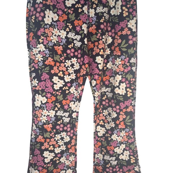 Princess Highway Size 8 Organic Cotton Floral Natalie Navy Flared Pant NWT - Picture 7 of 13